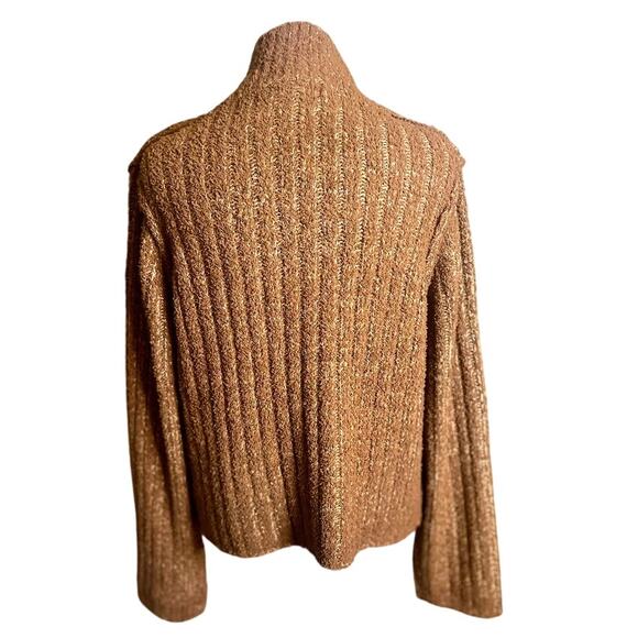 Steve Madden Tan Kirsten Mock Neck Sweater Size Medium NWT - Picture 5 of 8